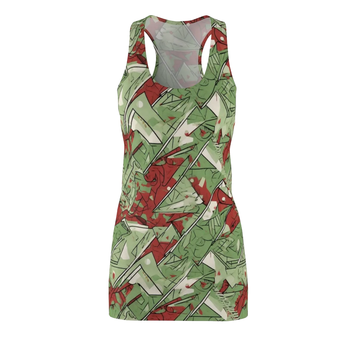 Redwood Riddle on Racerback Dress — Front