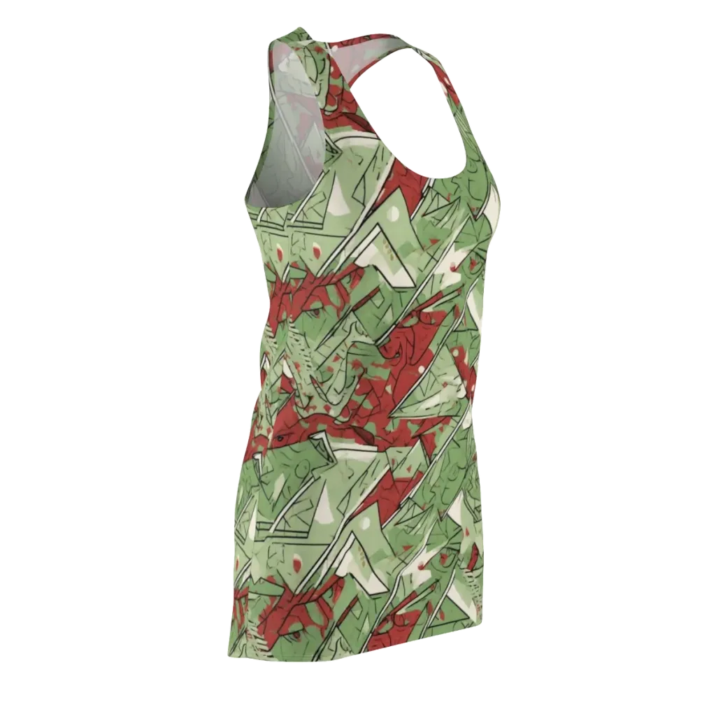 Redwood Riddle on Racerback Dress — Front Side