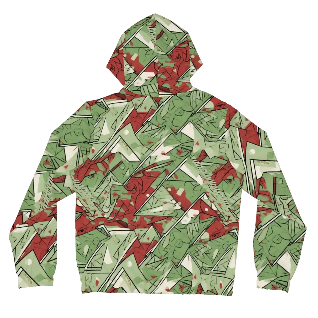Redwood Riddle on Women's Full-Zip Hoodie — Back