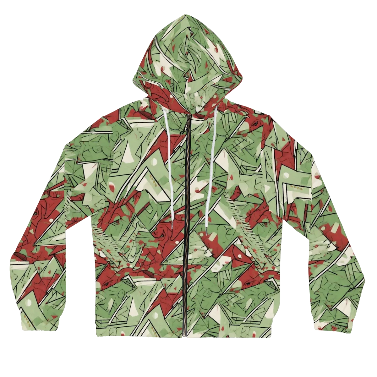 Redwood Riddle on Women's Full-Zip Hoodie — Front