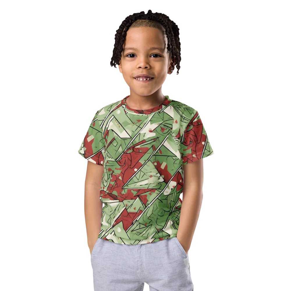 Redwood Riddle on Kids Crew Neck T-Shirt — Front