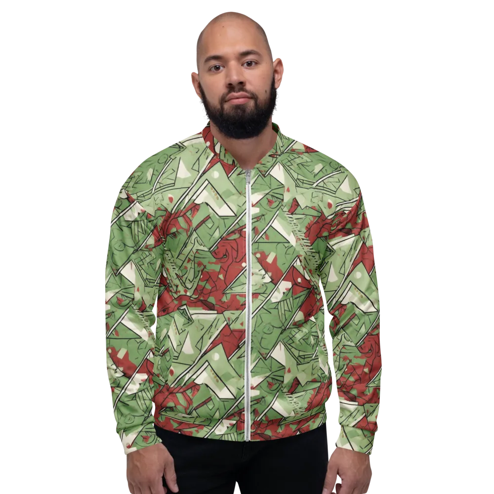 Redwood Riddle on Bomber Jacket — Front