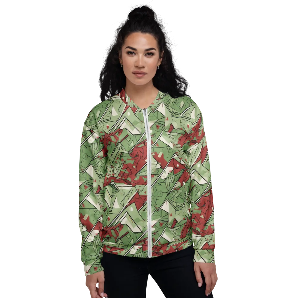 Redwood Riddle on Bomber Jacket — Front