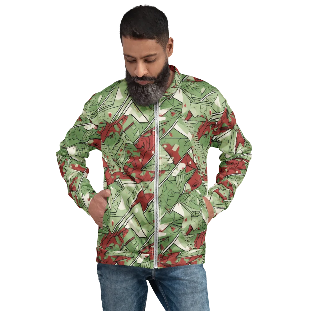 Redwood Riddle on Bomber Jacket — Front