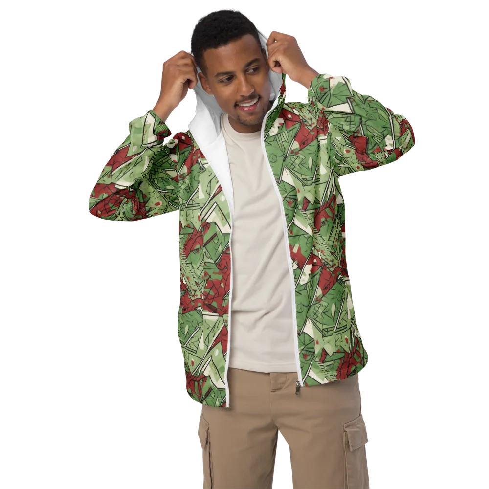 Redwood Riddle on Men's Windbreaker — Front