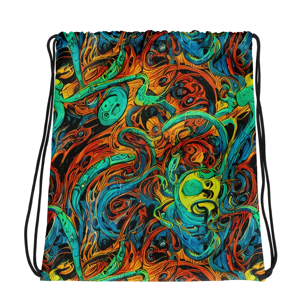 Flaming Mirage on Drawstring Bag — Photo