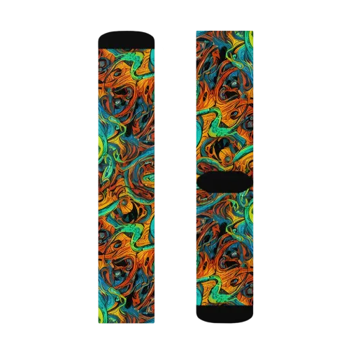 Flaming Mirage on a Socks