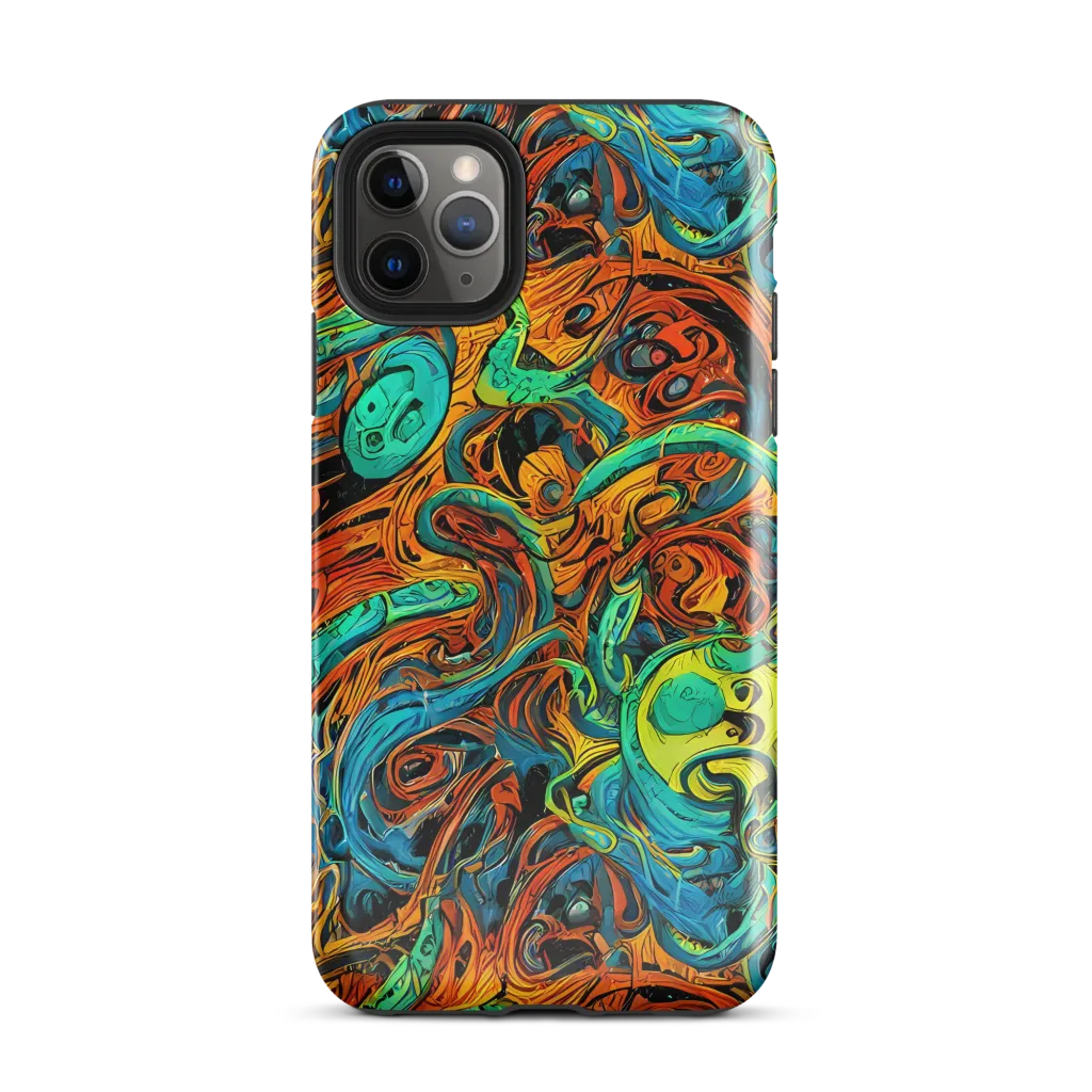 Flaming Mirage on Tough Case for iPhone® — Front