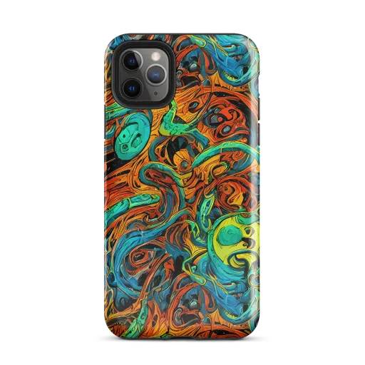 Flaming Mirage on a Tough Case for iPhone®