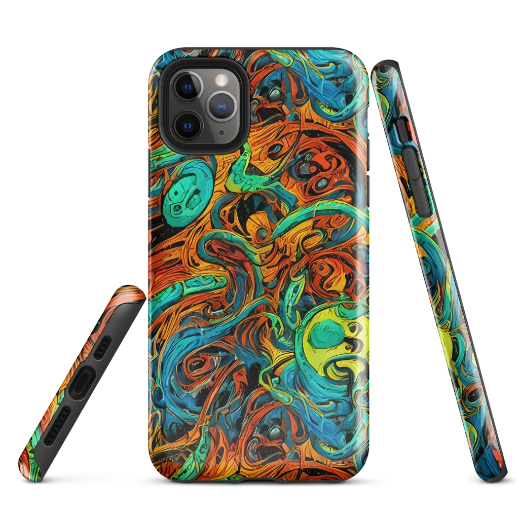 Flaming Mirage on Tough Case for iPhone® — Front
