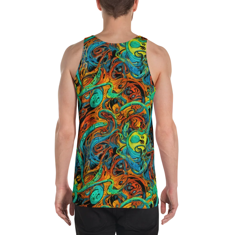 Flaming Mirage on Men's Tank Top — Back