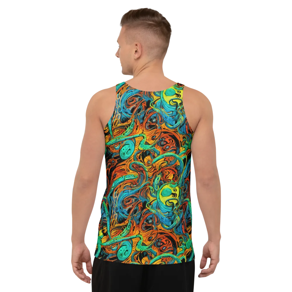 Flaming Mirage on Men's Tank Top — Back