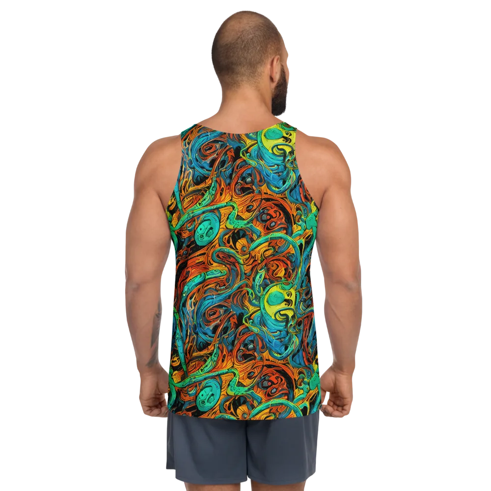 Flaming Mirage on Men's Tank Top — Back