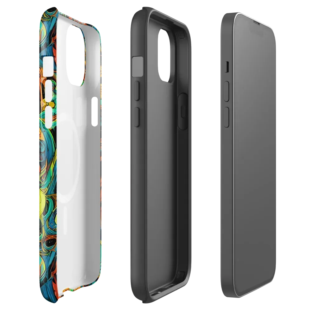 Flaming Mirage on MagSafe Tough Case for iPhone® — Front