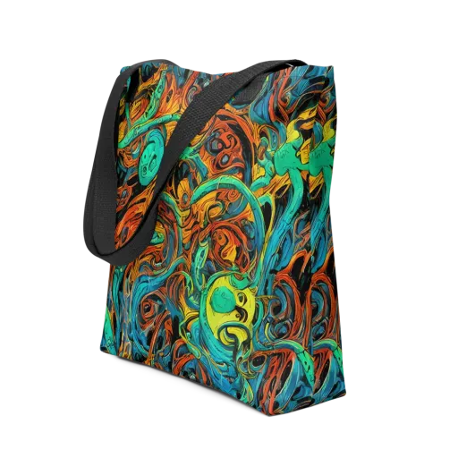 Flaming Mirage on a Tote Bag