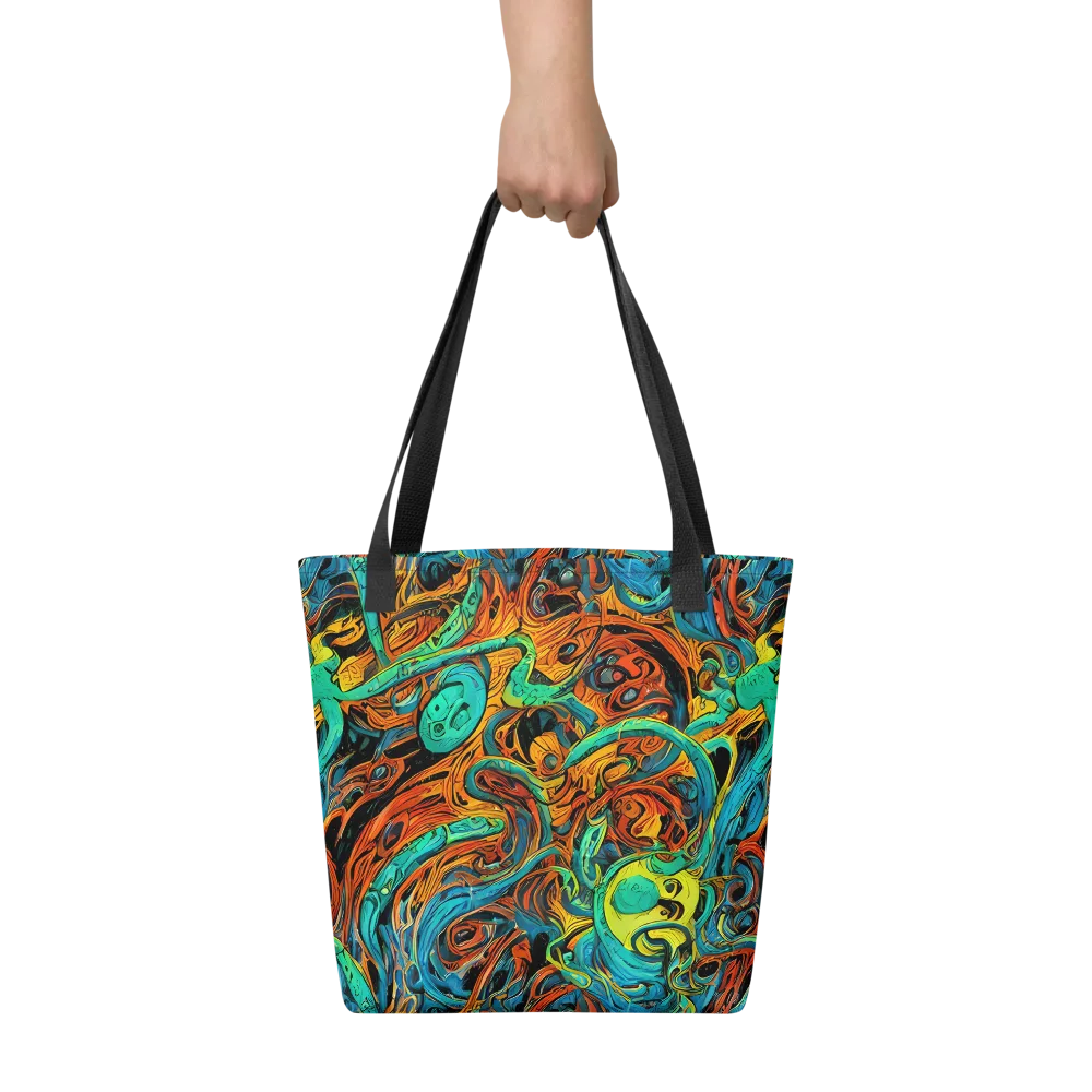 Flaming Mirage on Tote Bag — Front
