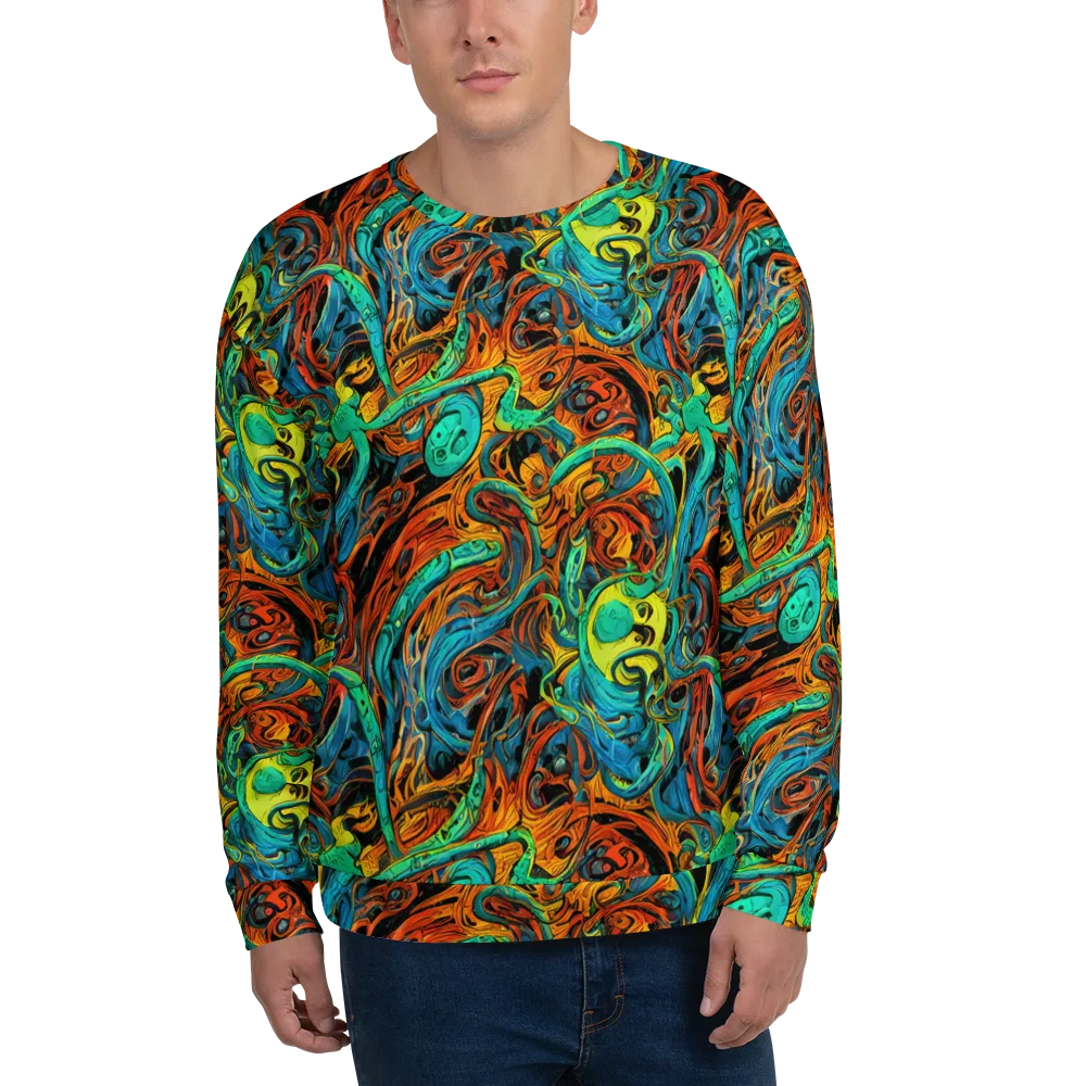 Flaming Mirage on Sweatshirt — Front