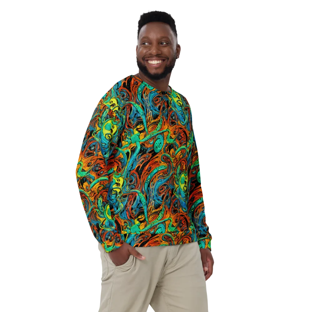 Flaming Mirage on Sweatshirt — Front