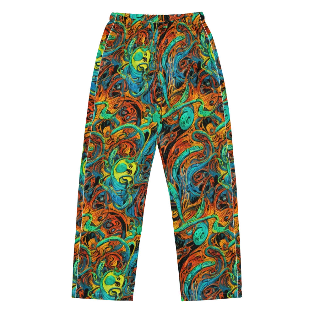 Flaming Mirage on Women's Pajama Pants — Front