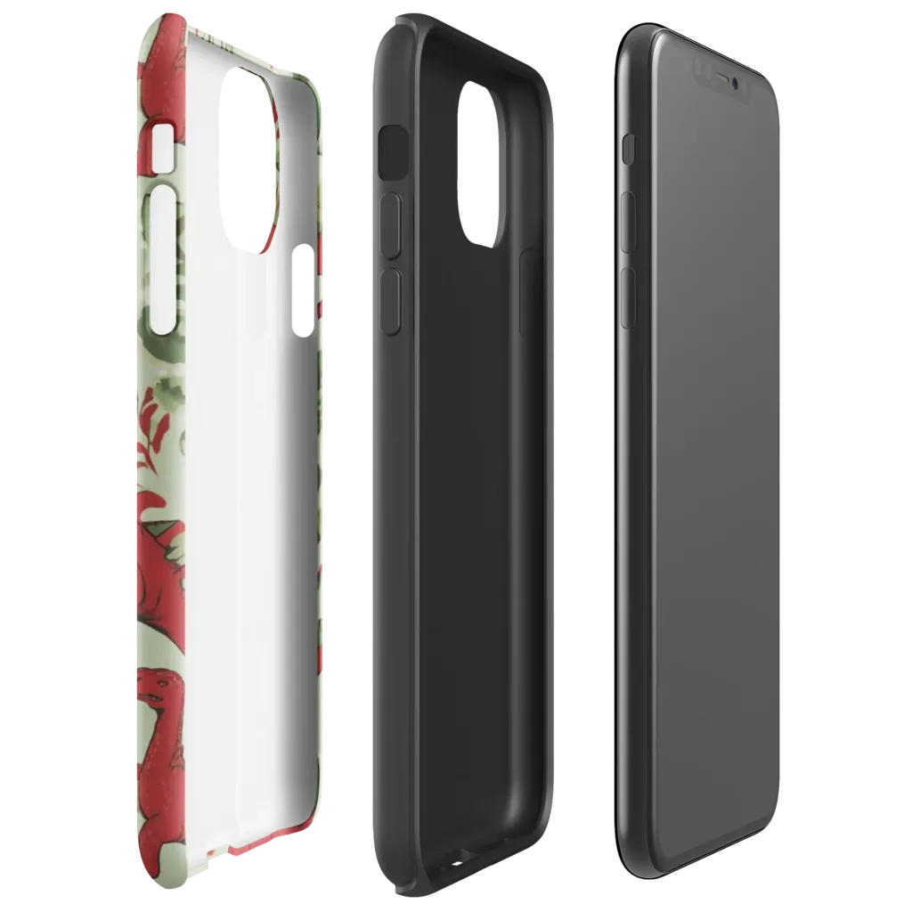 Fern Fossil on Tough Case for iPhone® — Right