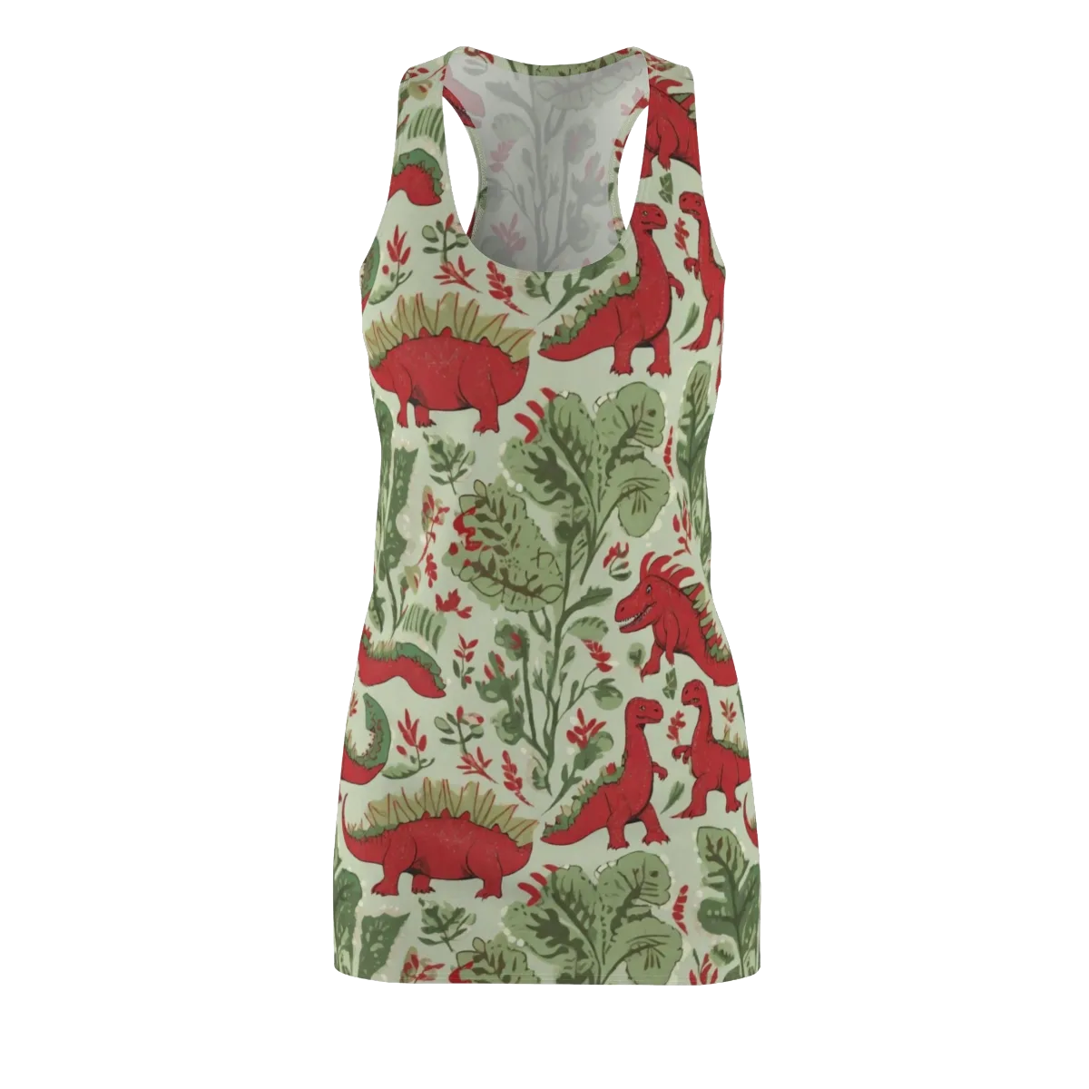 Fern Fossil on Racerback Dress — Front