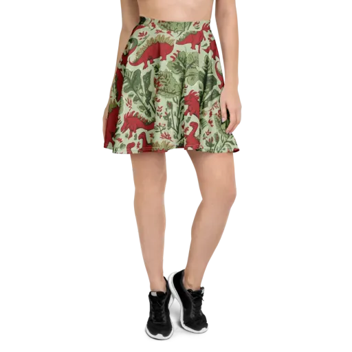 Fern Fossil on a Skater Skirt