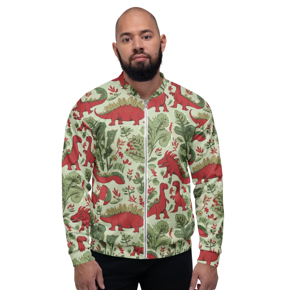 Fern Fossil on Bomber Jacket — Front