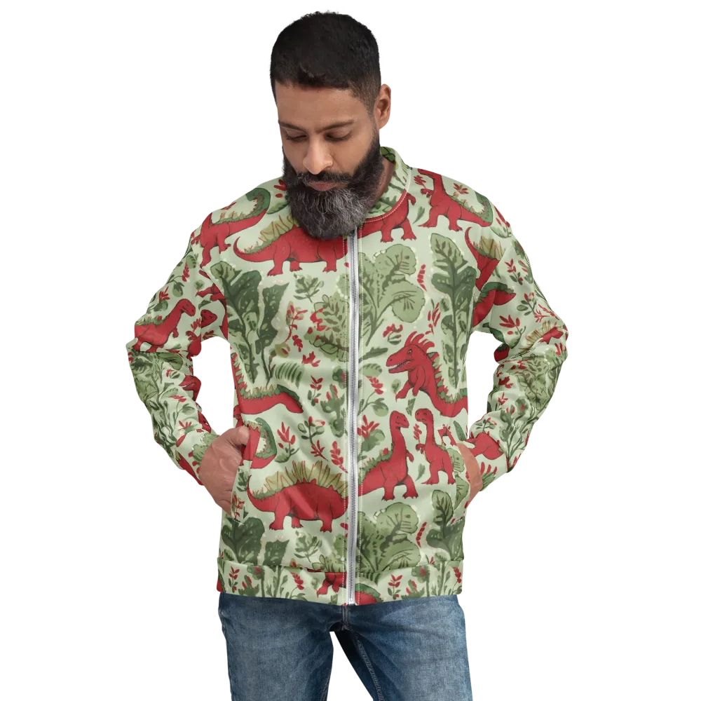 Fern Fossil on Bomber Jacket — Front