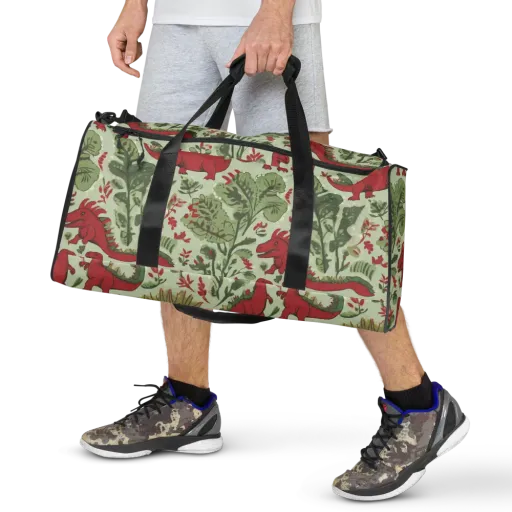 Fern Fossil on a Duffle Bag