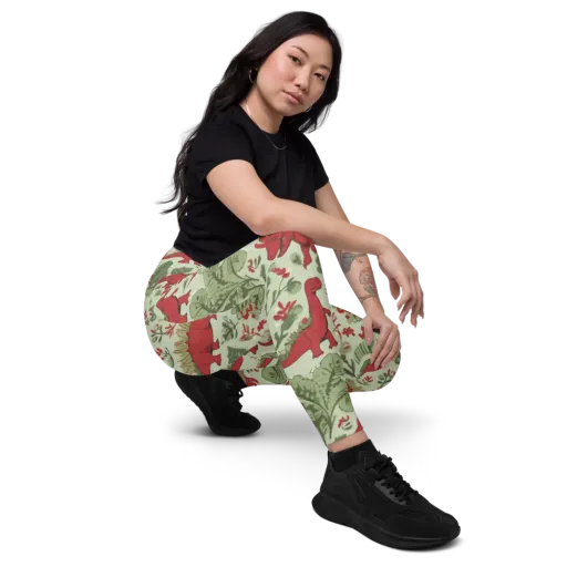 Fern Fossil on a Leggings with Pockets