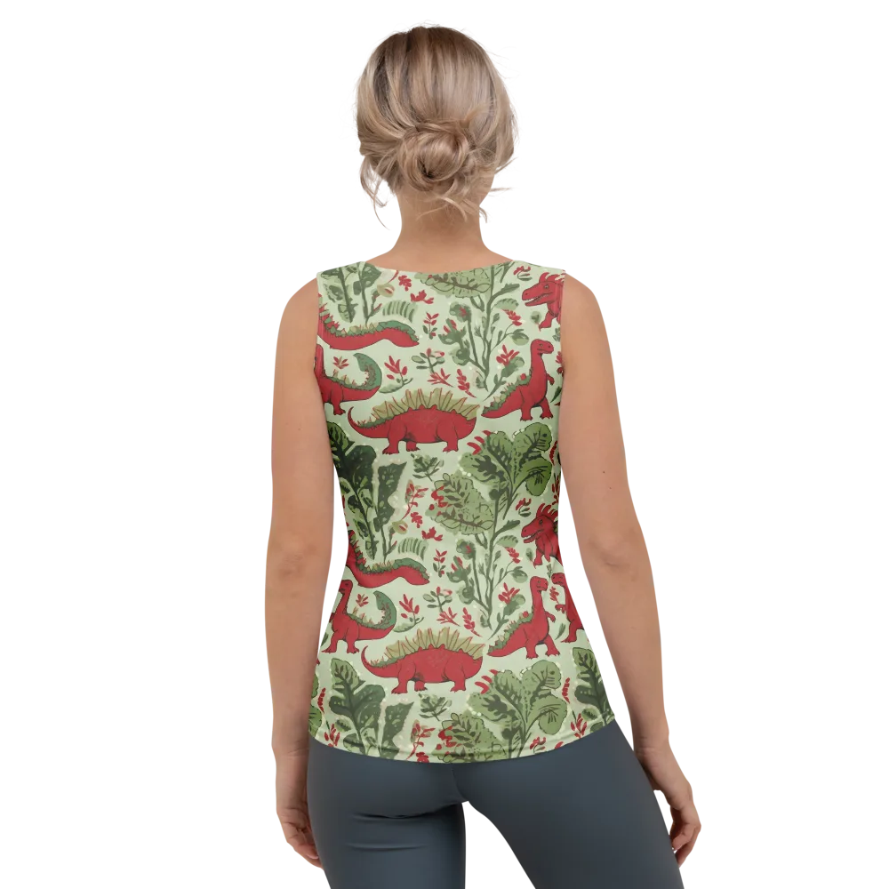 Fern Fossil on Women's Tank Top — Back