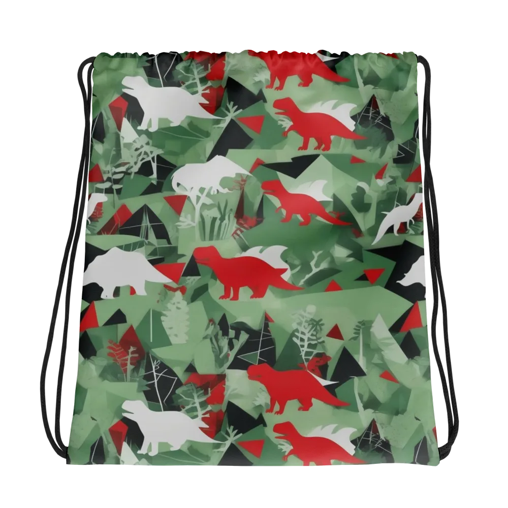 Redwood Raptor on Drawstring Bag — Photo