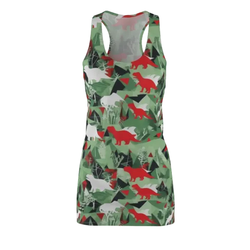 Redwood Raptor on a Racerback Dress