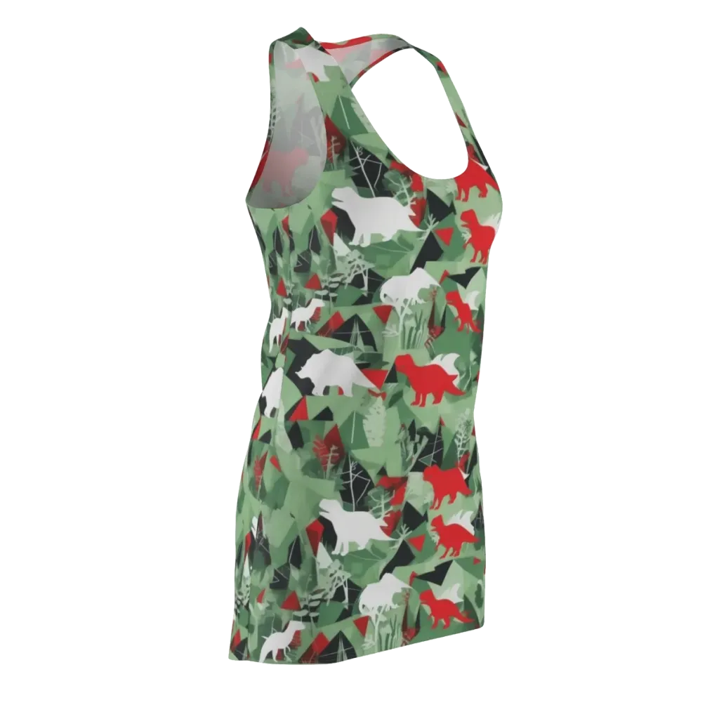 Redwood Raptor on Racerback Dress — Front Side