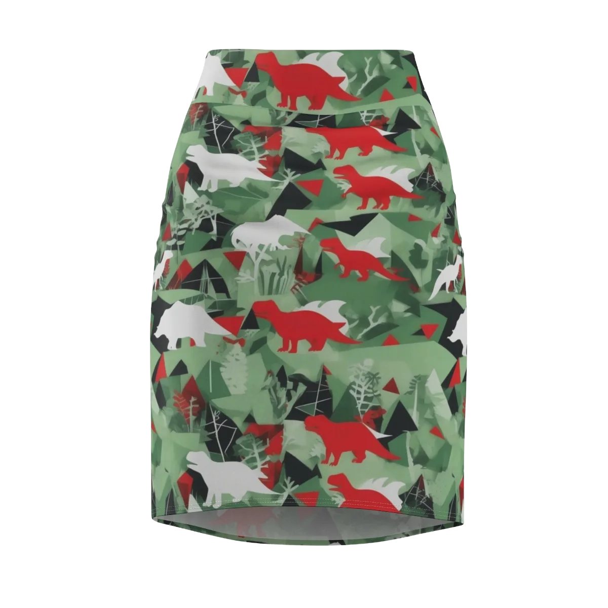 Redwood Raptor on Pencil Skirt — Front