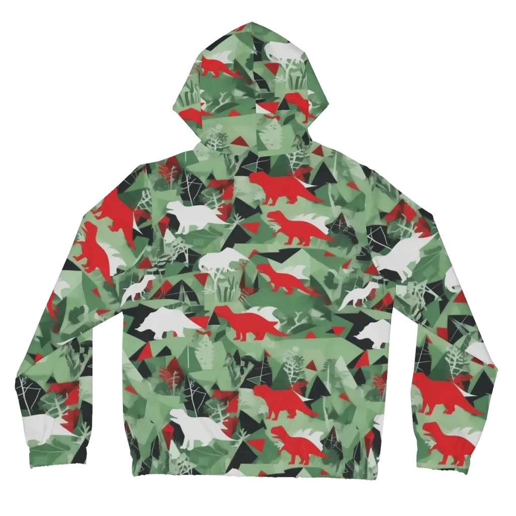 Redwood Raptor on Women's Full-Zip Hoodie — Back