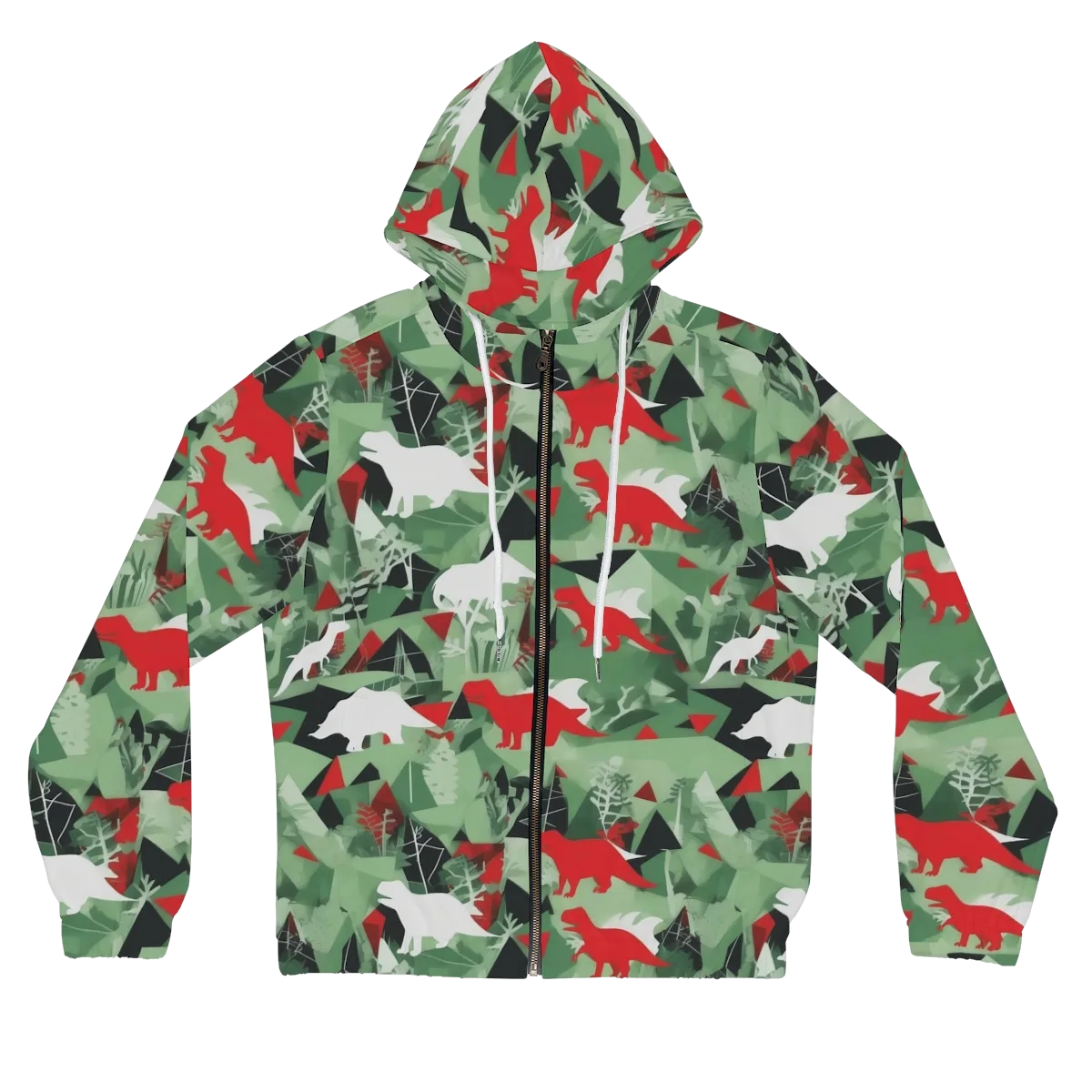 Redwood Raptor on Women's Full-Zip Hoodie — Front