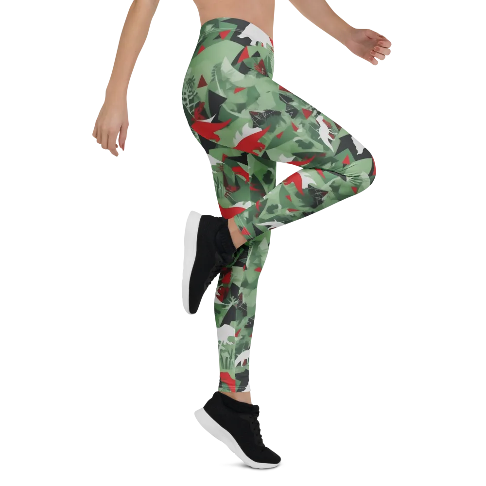 Redwood Raptor on Leggings — Right