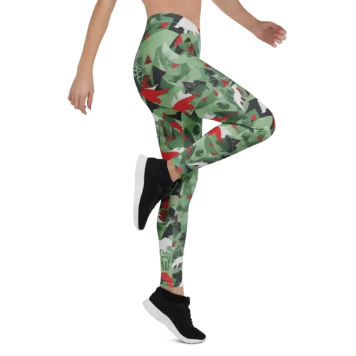 Redwood Raptor on a Leggings