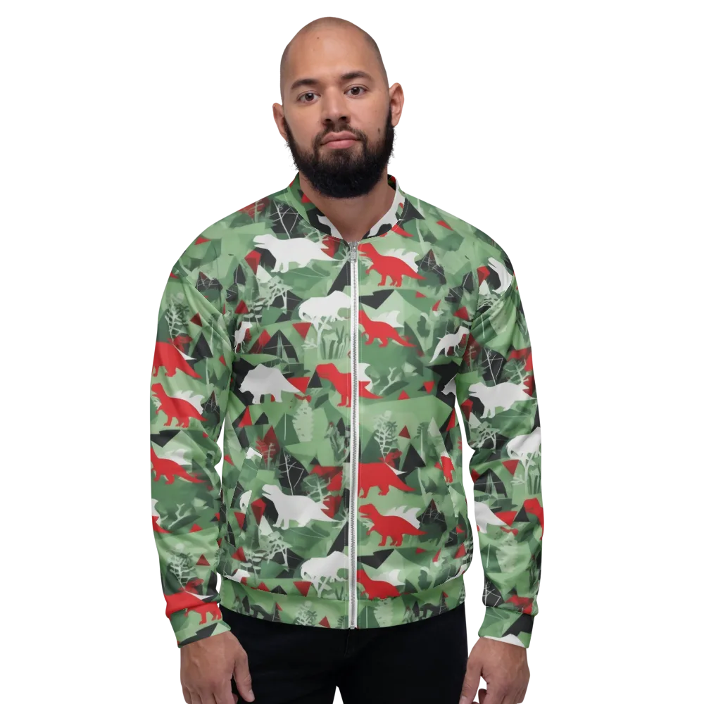 Redwood Raptor on Bomber Jacket — Front