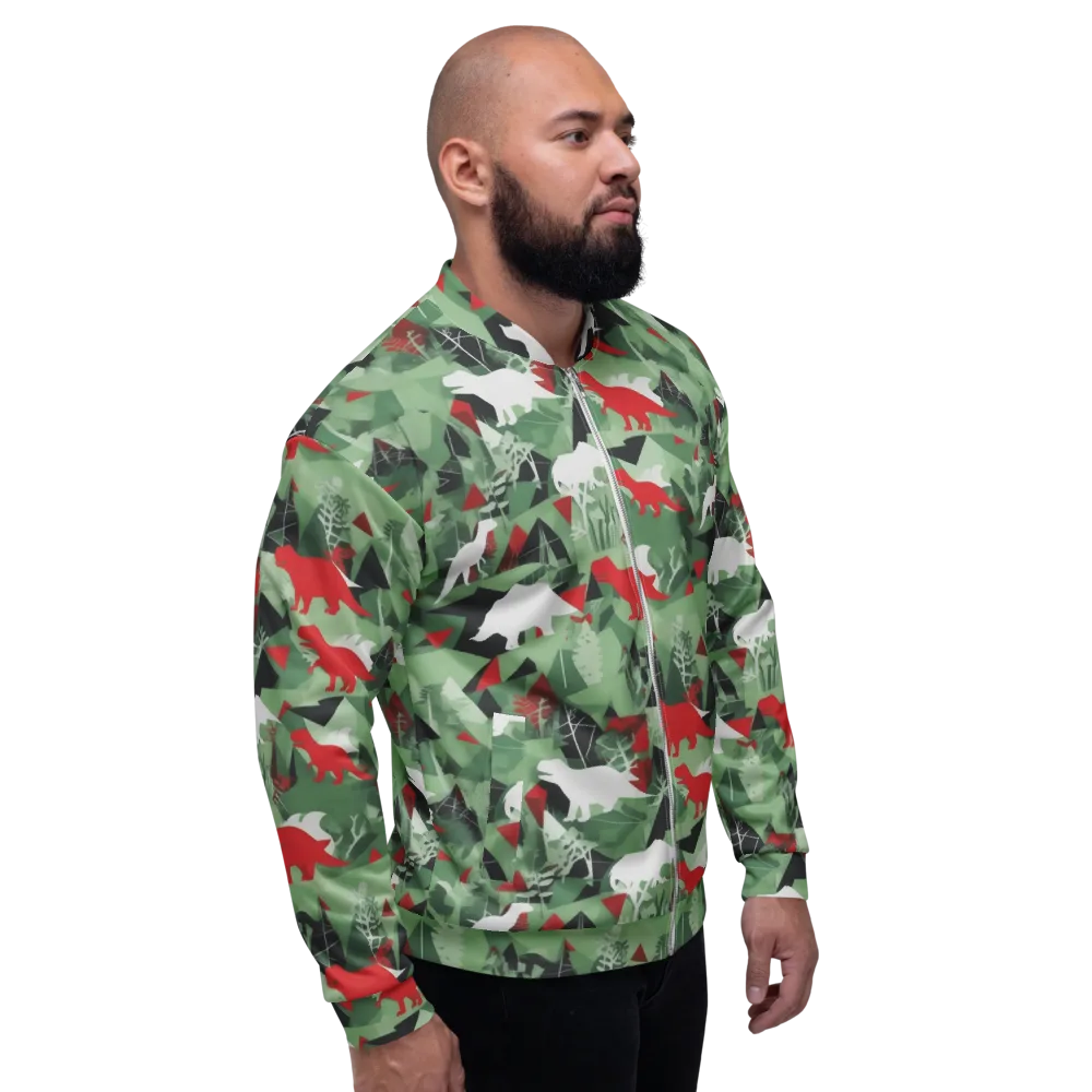 Redwood Raptor on Bomber Jacket — Right