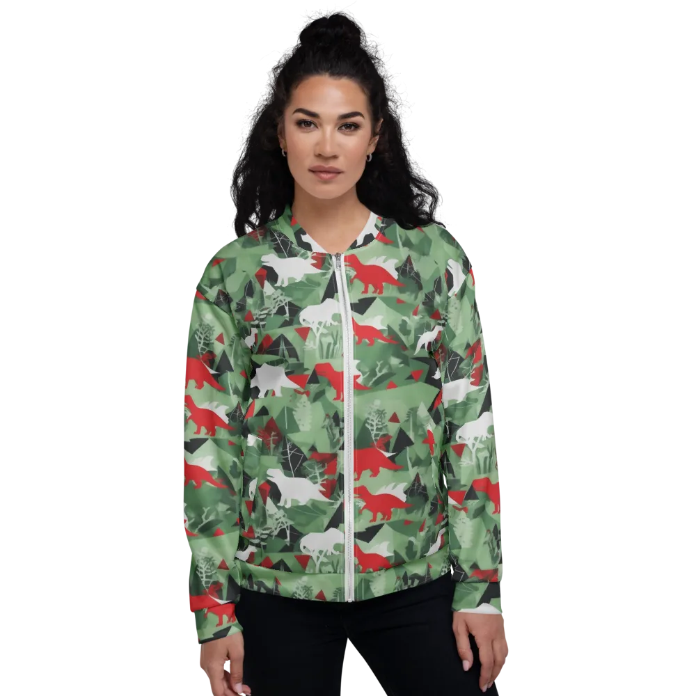 Redwood Raptor on Bomber Jacket — Front