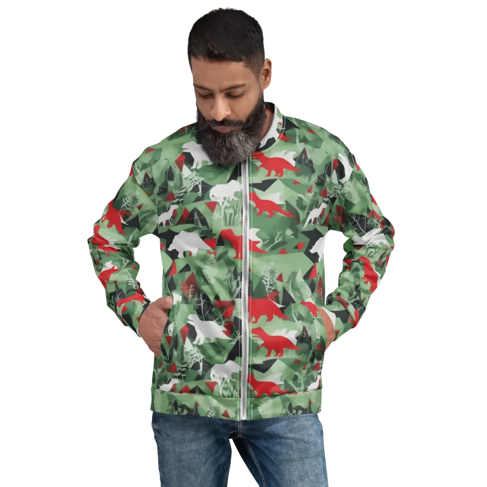 Redwood Raptor on Bomber Jacket — Front