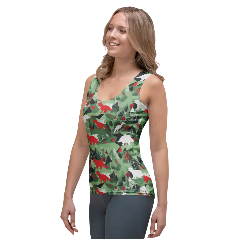 Redwood Raptor on Women's Tank Top — Left Front