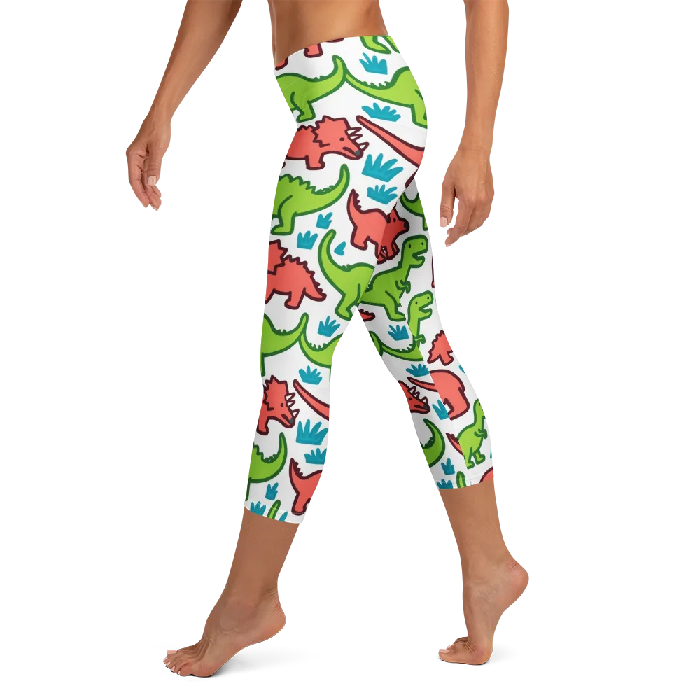 Roar And Roam on Capri Leggings — Left