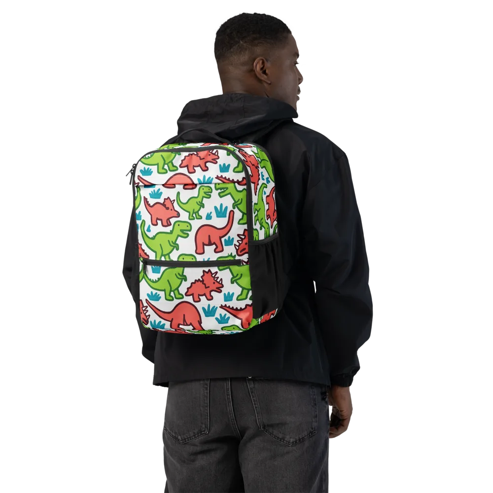 Roar And Roam on Utility Backpack — Back