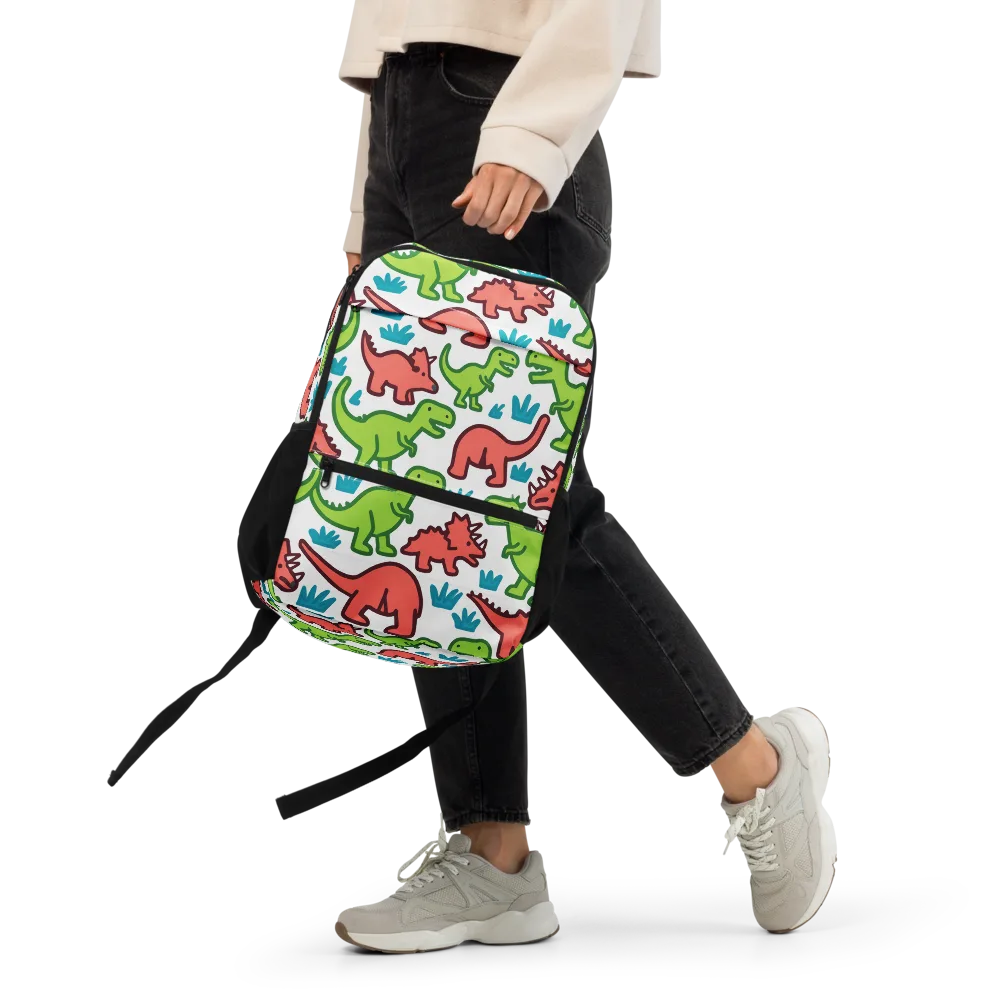 Roar And Roam on Utility Backpack — Front
