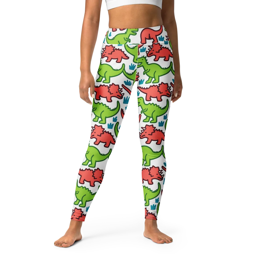 Roar And Roam on Yoga Leggings — Front