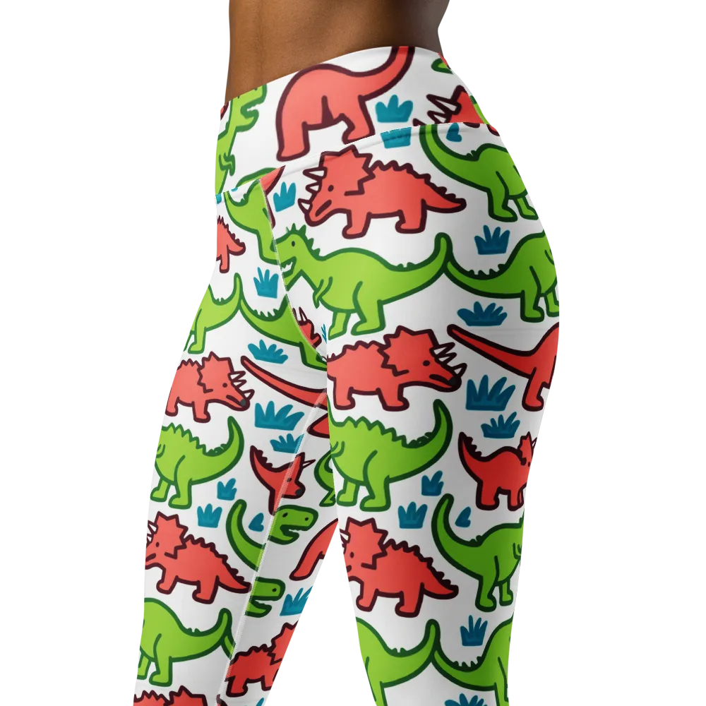 Roar And Roam on Yoga Leggings — Left Front
