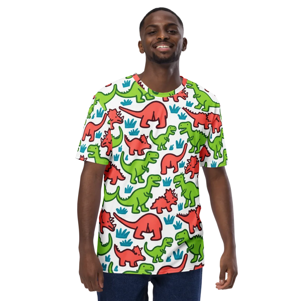 Roar And Roam on Men's Crew Neck T-Shirt — Front